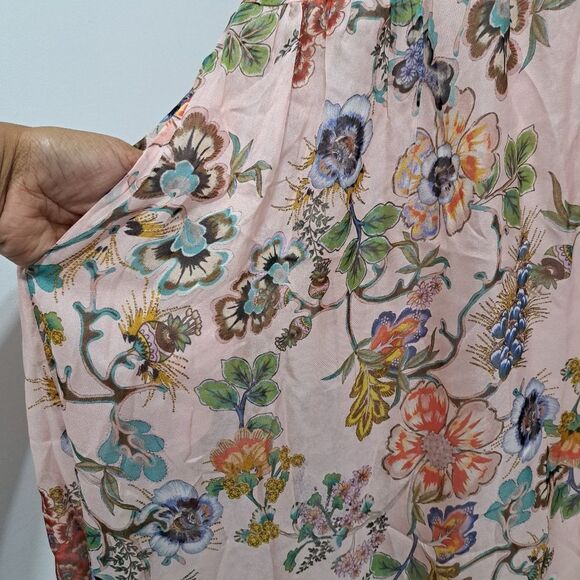 Marisfrolg Floral Print Sleeveless Silk Blend Dress Size 38 EUR US 8 Multi-color - Picture 11 of 16